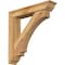 Ekena Millwork Imperial Traditional Rough Sawn Bracket w/ Offset Brace, Western Red Cedar, 6"W x 30"D x 30"H BKT0604X30X30IMP01RWR - alternate 1